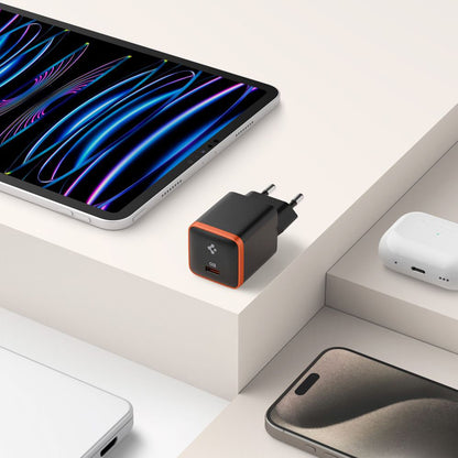 Spigen EE301EU Essential Wall Charger, 30W, 3A, 1 x USB-C, Black ACH08448