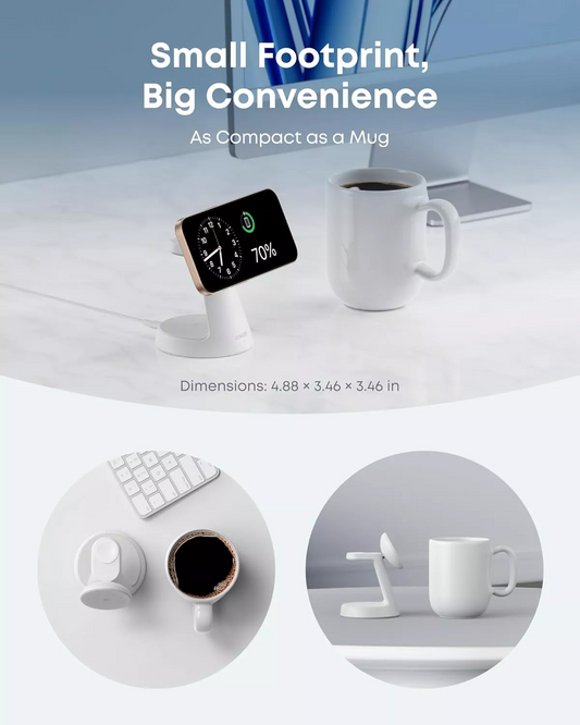 Anker MagGo 3in1 Wireless Network Charger, 15W, 1.67A, White B25M4G21