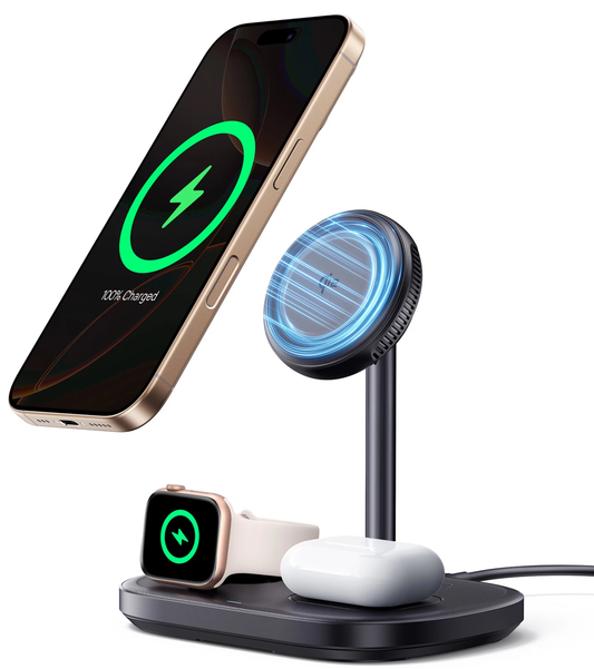 Baseus EnerFill FS41 3in1 Wireless Network Charger, 22.5W, 1.67A, Black P10281904123-02