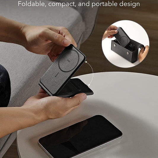 ESR Travel 3in1 Wireless Network Charger, 15W, 1.67A, Black