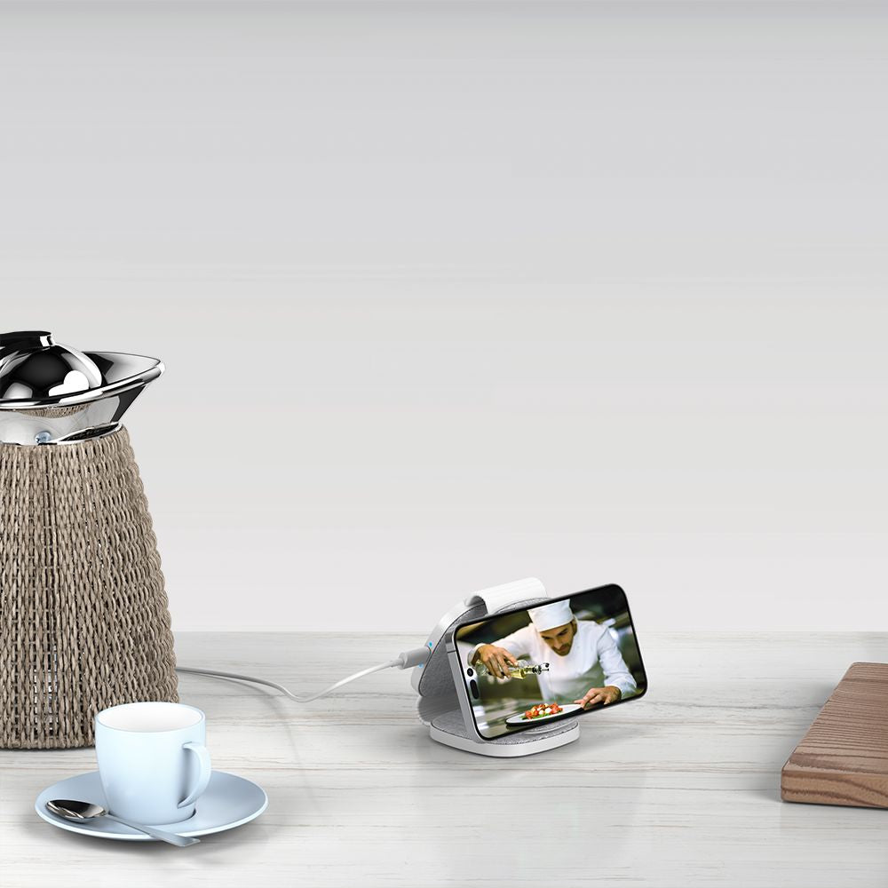 Tech-Protect A32 3in1 Wireless Network Charger, 15W, 1.67A, Gray