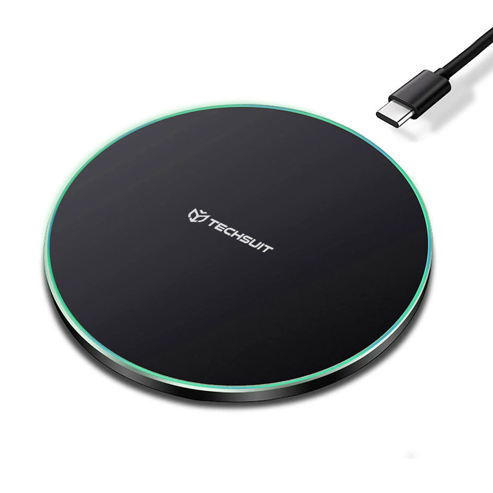 Techsuit CHWR031 Premium Wireless Network Charger, 15W, 1.67A, Black