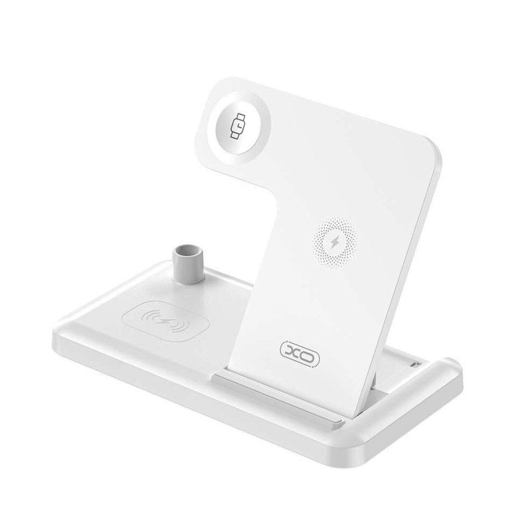 XO Design WX033 4in1 Wireless Network Charger, 15W, 1.67A, White