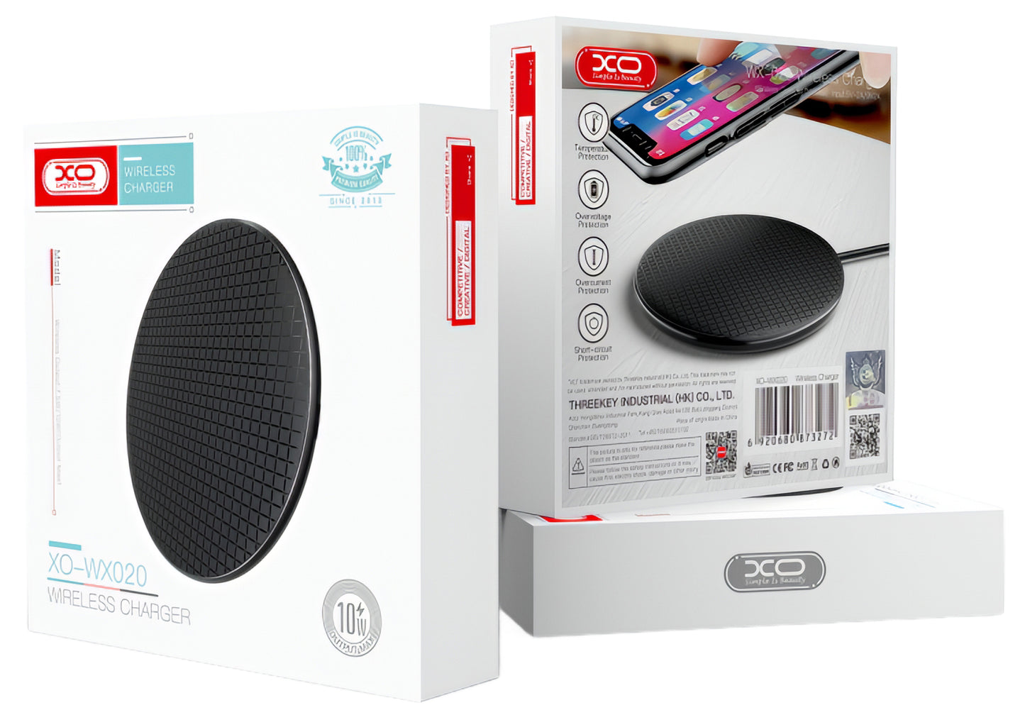 XO Design WX020 Wireless Network Charger, 15W, 1.67A, Black