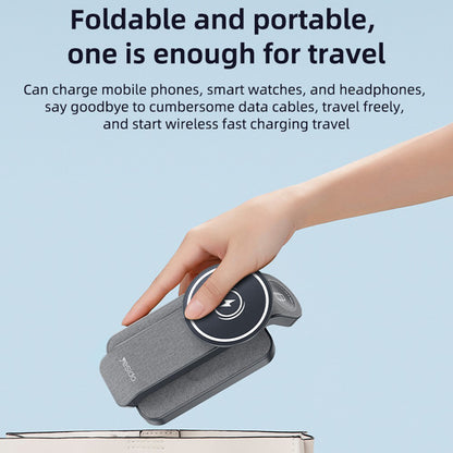 Yesido DS26 3in1 Wireless Network Charger, 15W, 1.67A, Gray