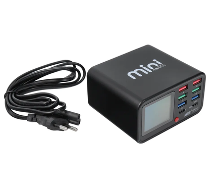 MaAnt Dianba Mini Charging Station, 75W, 2 x USB-C - 6 x USB-A, Black