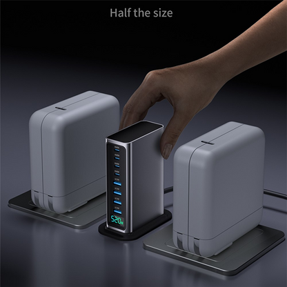 OEM Station Charger, 520W, 5A, 4 x USB-A - 4 x USB-C, Gray