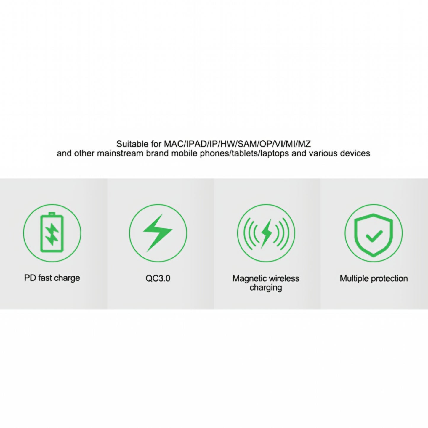 Relife RL-309AW Charging Station, 100W, 5A, 2 x USB-C - 6 x USB-A, Blue