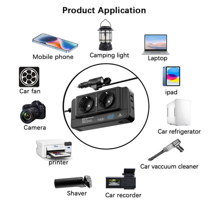 Auto Electric Inverter Techsuit PowerDriveX, 200W