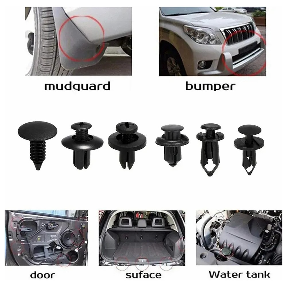 OEM Auto Clips / Clamps Kit, 190in1