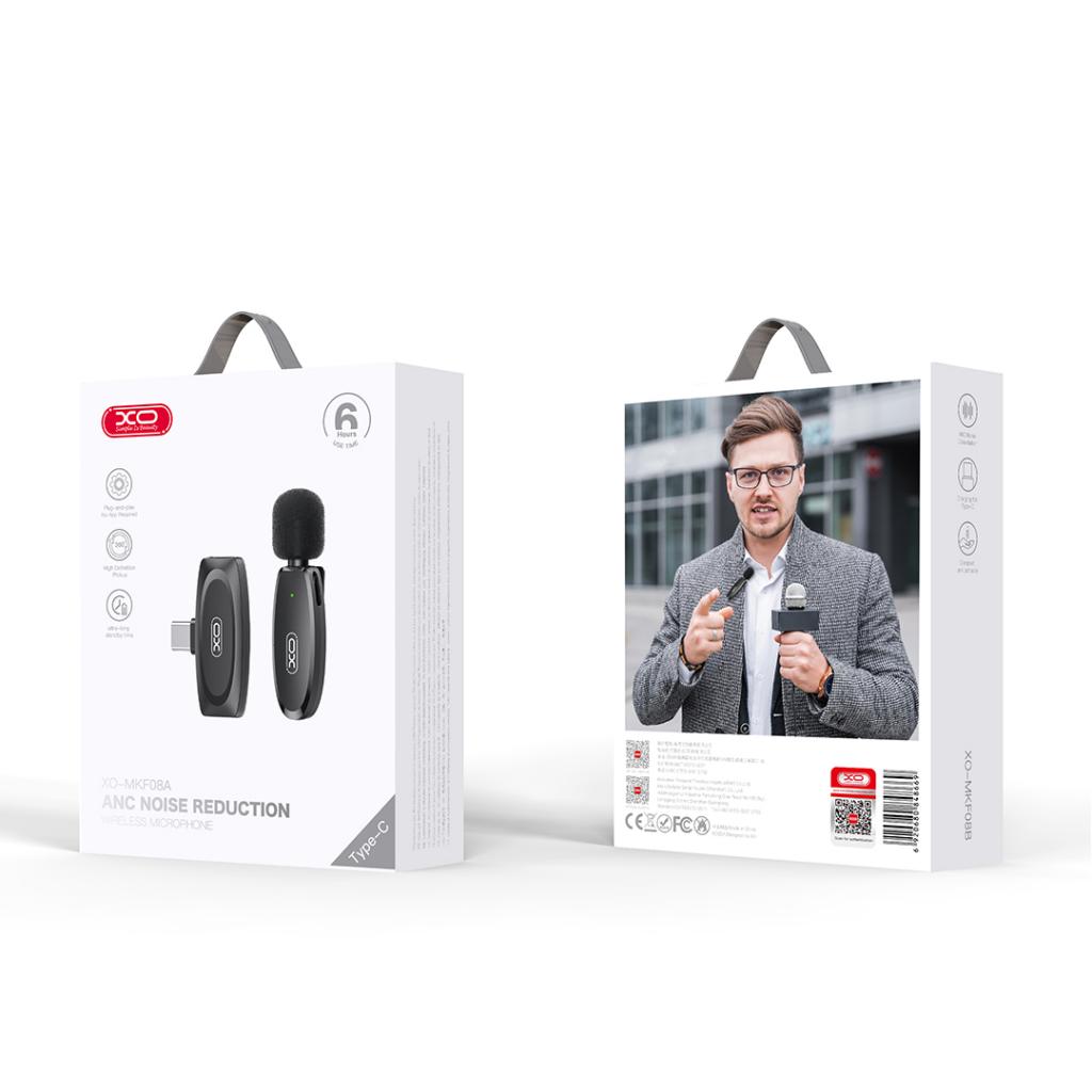 XO Design MKF08A Lavalier, USB-C, Black