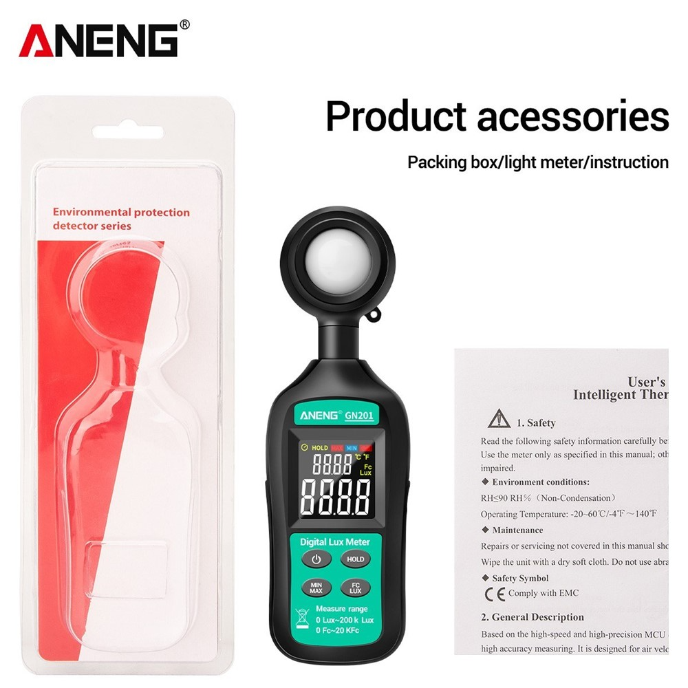 Digital Lux Meter ANENG GN201