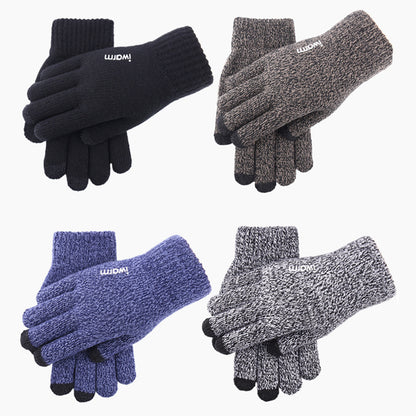 Iwarm ST0018 Winter Touchscreen Gloves, Size 23cm, Blue