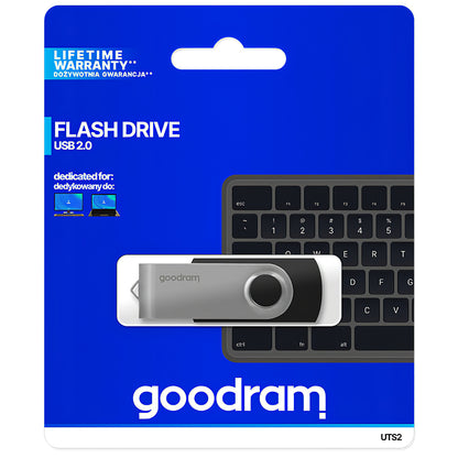 GoodRam UTS2 USB-A External Memory, 128GB UTS2-1280K0R11
