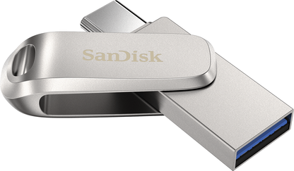 External Memory USB-A 3.2 / USB-C SanDisk Ultra Luxe Dual Drive, 512Gb SDDDC4-512G-G46