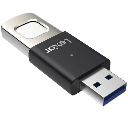 External Memory USB-A 3.2 Lexar JumpDrive Fingerprint F35 Pro, 64Gb