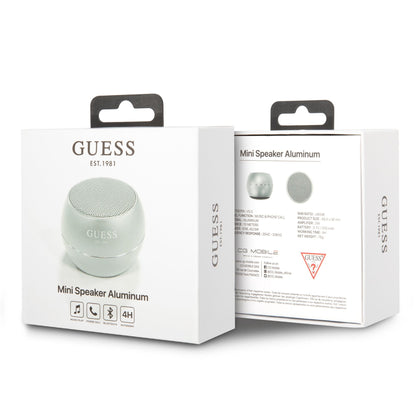 Guess Portable Bluetooth Speaker, 3W, Silver