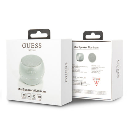 Guess Portable Bluetooth Speaker, 3W, Silver