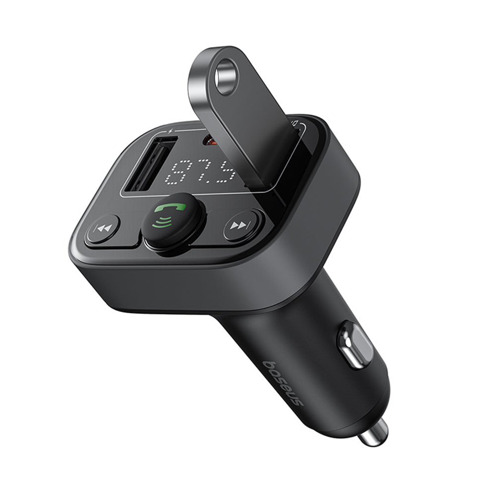 Baseus S-09 Lite Bluetooth FM Modulator, 2 x USB-A - 1 x USB-C C10762300113-00