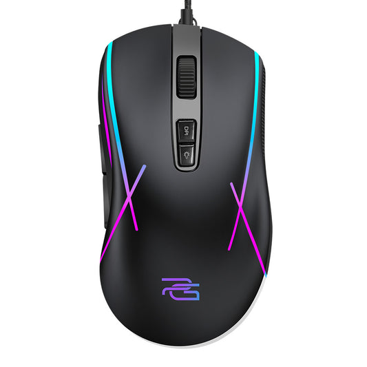 Proove Defiant Wired USB Gaming Mouse, RGB, 7200DPI, Black CMDE00000102