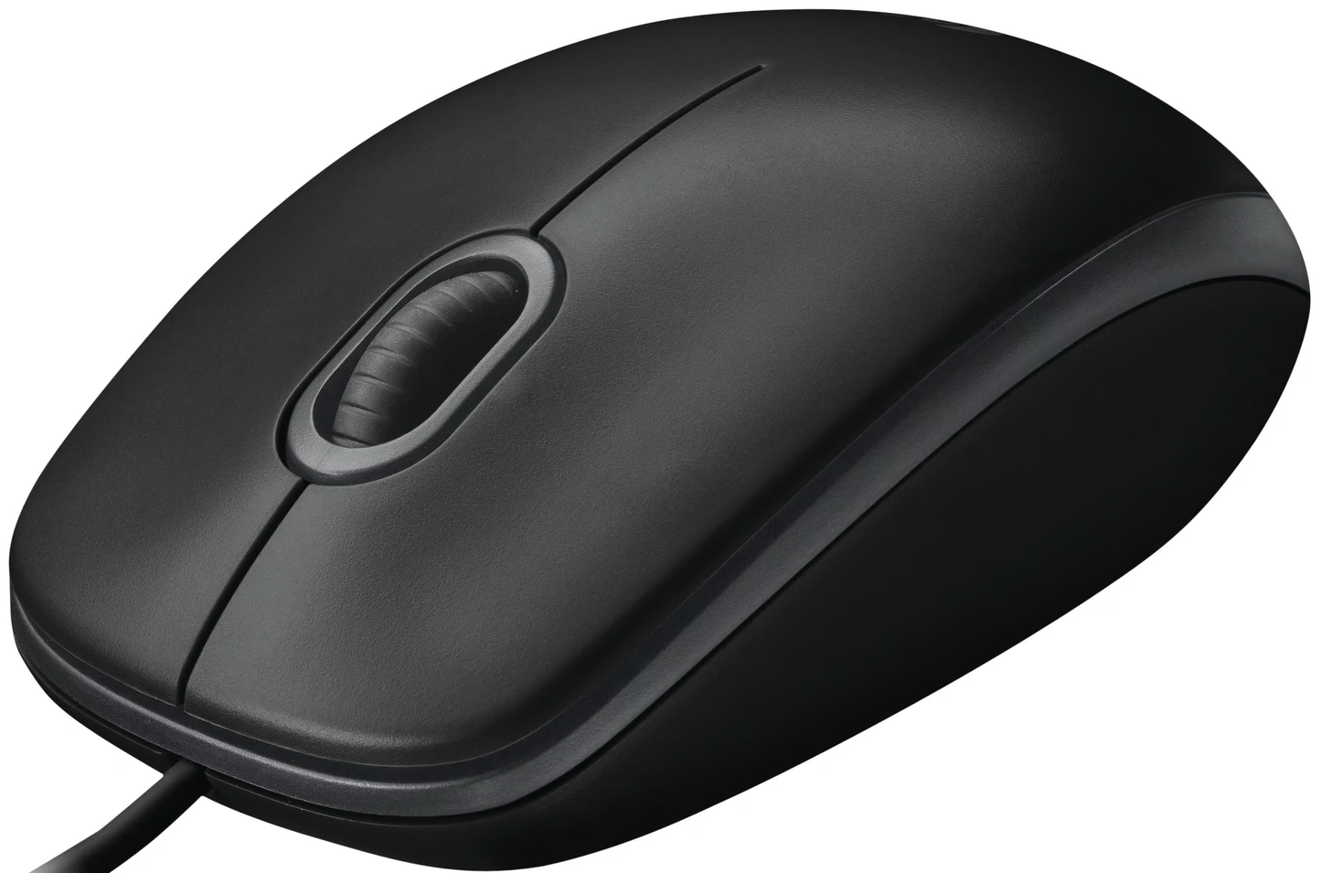 Wired USB Mouse Logitech B100, 1000DPI, Black 910-003357