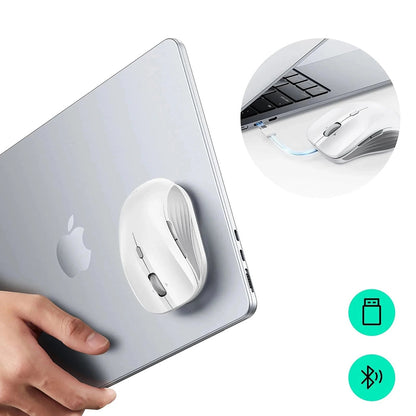 ESR MagMouse Wireless Mouse, 800DPI - 4800DPI, BT / Wi-Fi, White