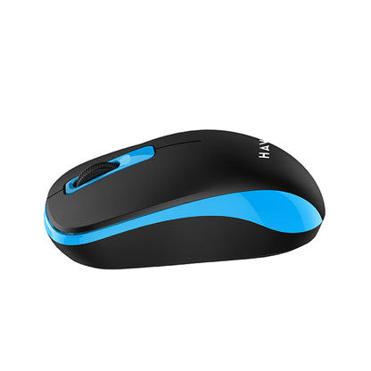 HAVIT MS626GT Wireless Mouse, 1200DPI, Black Blue