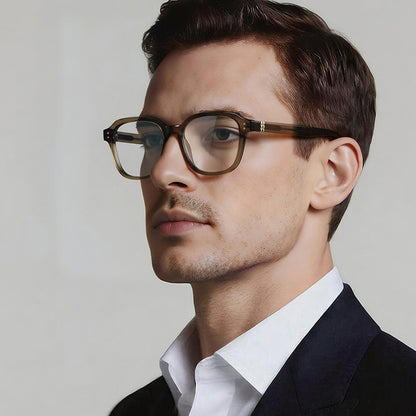 Techsuit 2227 Men's Computer Glasses, Anti-Blue Light, Black