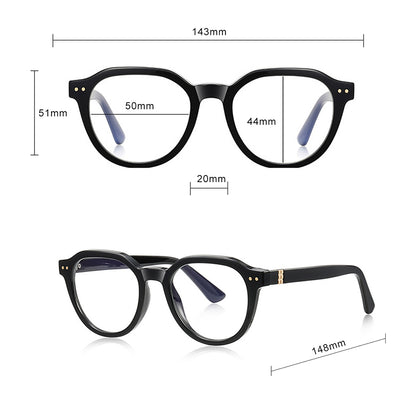 Techsuit 2228 Men's Computer Glasses, Anti-Blue Light, Light Brown