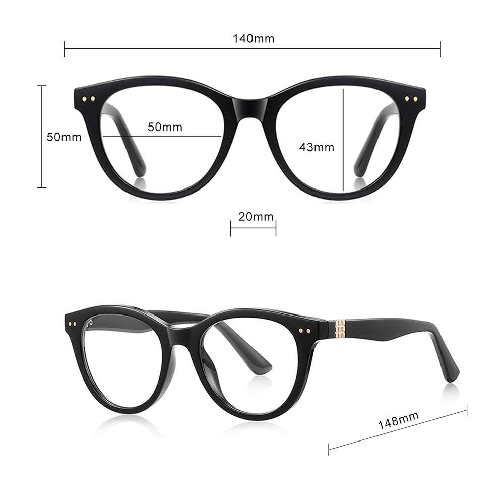 Techsuit 2231 Men's Computer Glasses, Anti-Blue Light, Light Brown