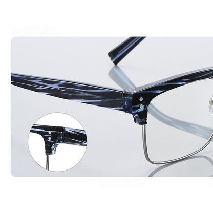 Techsuit 2205 Women's Computer Glasses, Anti-Blue Light, Black and Gold