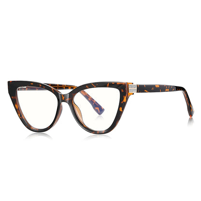 Techsuit 2279 Women's Computer Glasses, Anti-Blue Light, Brown
