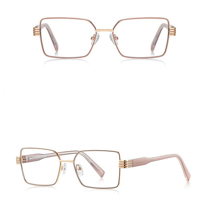 Techsuit 3160 Women's Computer Glasses, Anti-Blue Light, Pink Gold