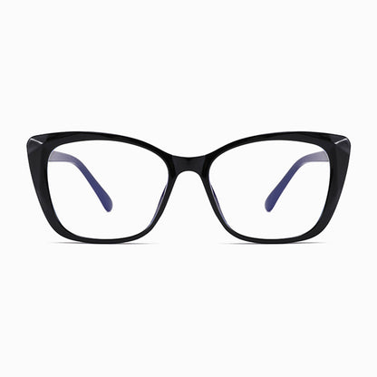 Techsuit Women's Computer Glasses PC28016-C1, Anti-Blue Light, Black