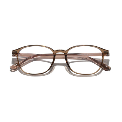 Unisex Techsuit 6635 Computer Glasses, Anti-Blue Light, Light Brown