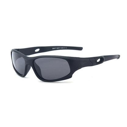 Techsuit 816-C13 Kids' Sport Sunglasses, Polarized, Black