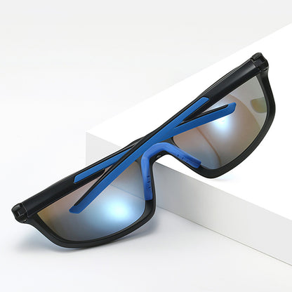 Unisex Cycling Glasses Techsuit 3047, UV Protection, Transparent Black