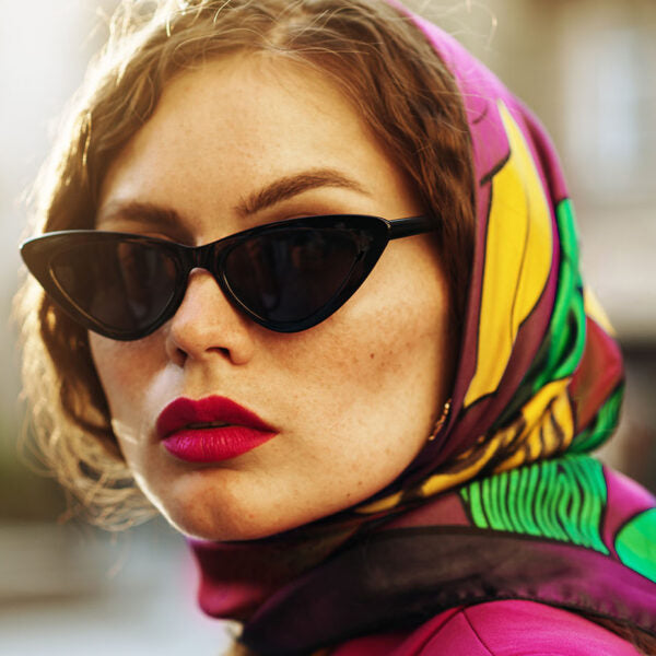 Techsuit 5040 Women's Sunglasses, Black Brown