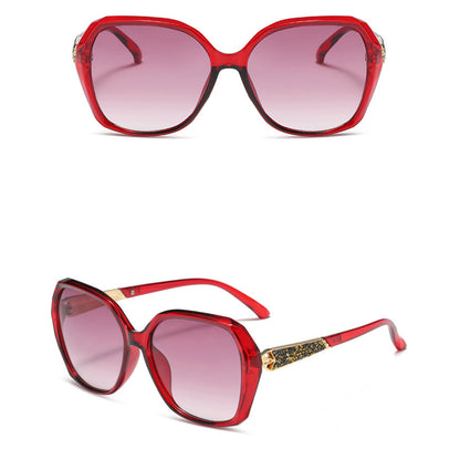 Techsuit 5599 Women's Sunglasses, Polarized, UV Protection, Red