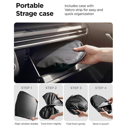 Spigen UO260 Car Windshield Sunshade, 85cm x 148cm ACP11460