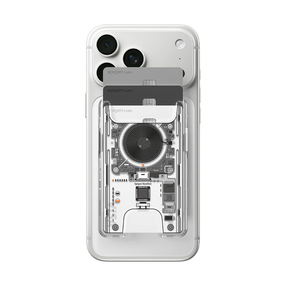 MagSafe Wallet, Spigen, Ultra Hybrid Zero One, Transparent AFA11403