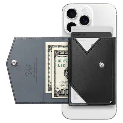Magsafe Wallet, Spigen, Valentinus Pro, Black AFA09442