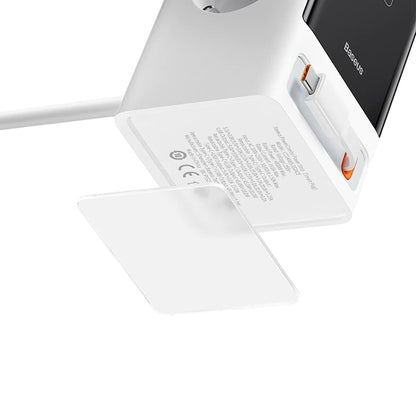 Baseus PowerCombo Extension, 1 x Schuko, White PSLR000602