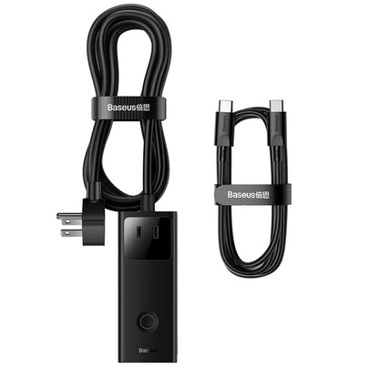 Baseus PowerCombo US Extension, 3 x Socket, Black PSLA020101