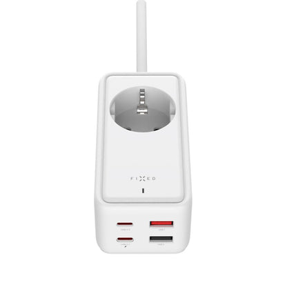 Fixed Extension Cord, 1 x Schuko, White