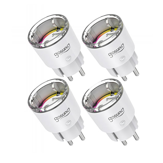 Gosund Smart EP2 Socket, Wi-Fi, Set of 4 pieces
