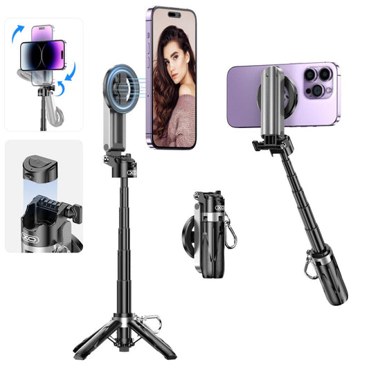 Bluetooth Selfie Stick XO Design SS22, Universal, Black