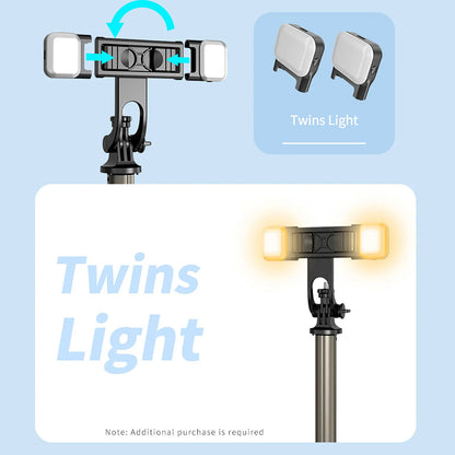 Selfie Stick Bluetooth Techsuit Q06, Universal, Black