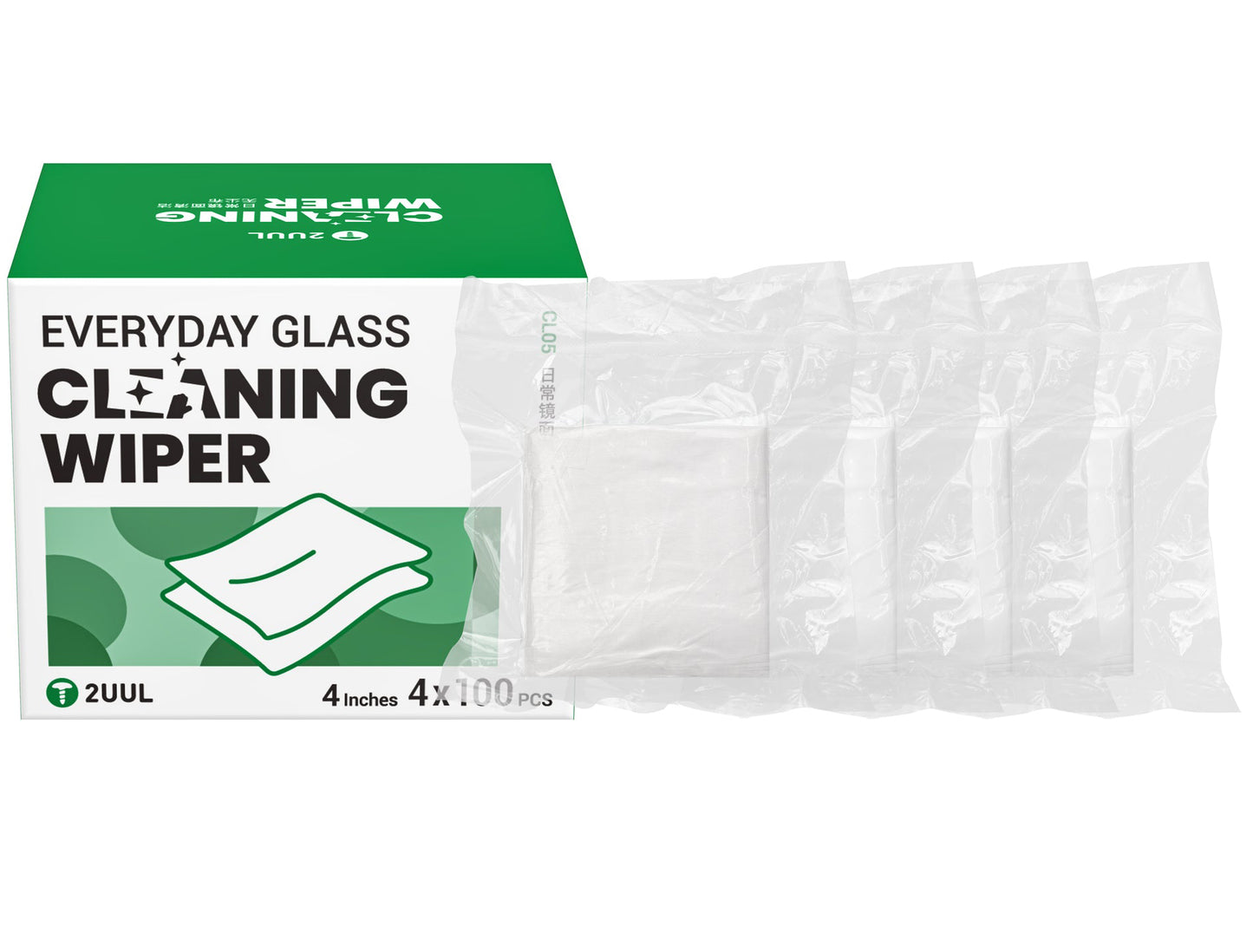Dry Cleaning Wipes 2UUL CL05, Set of 400 pieces
