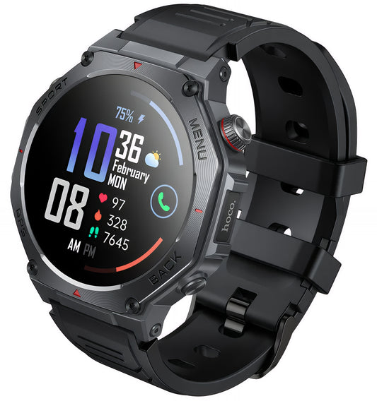 HOCO Y37 Call Smartwatch, Black